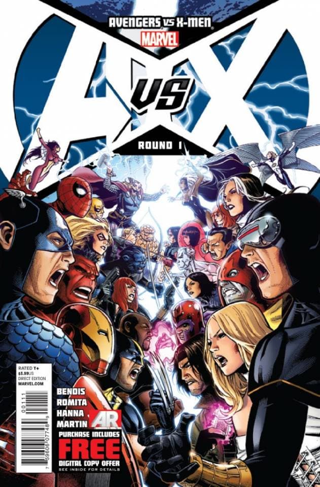 Avengers vs. X-Men AvX cover