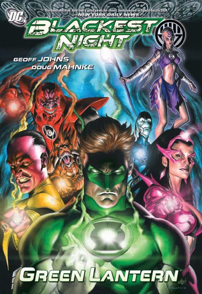 Green Lantern Blackest Night cover