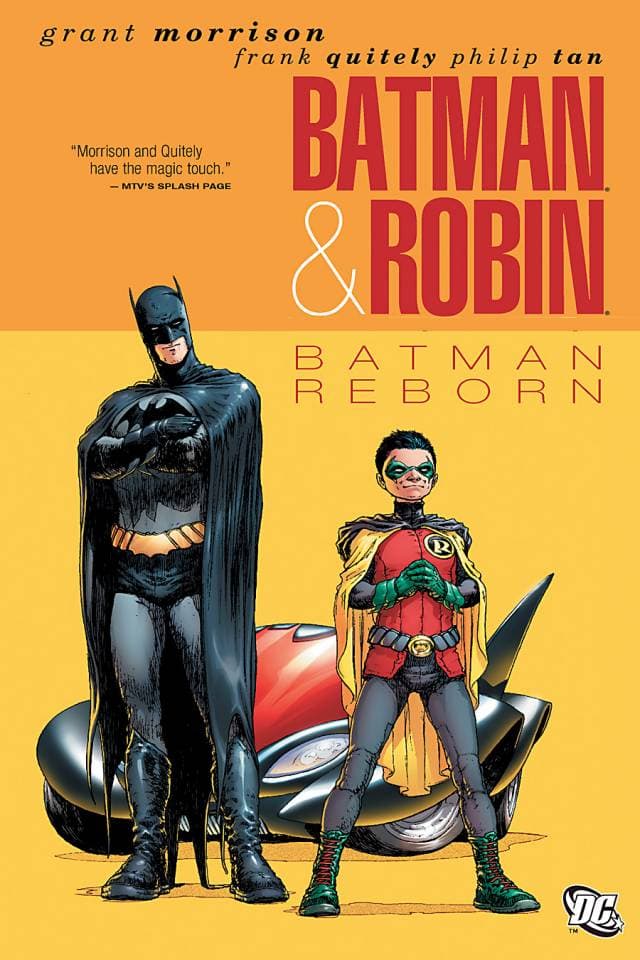 Batman and Robin Batman Reborn cover